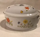 Country Flowers By Andrea Oven To Table Cookware 9229 Used. Price: $22.00.