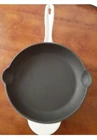 Inspired Home Bel Fer White Enameled Cast Iron 10.25" Skillet Limited Edition New. Price: $34.99.