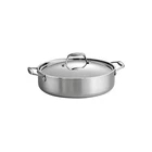 Tramontina 6 Quart Tri Ply Clad Stainless Steel Covered Braiser Oven Safe New. Price: $104.39.