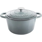 Crock Pot Artisan 5 Quart Slate Gray Enameled Cast Iron Dutch Oven With Lid New. Price: $72.36.