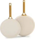 Nonstick 10 & 12 Frying Pan Set, Ceramic, Pfas-free, Oven Dishwasher Safe New. Price: $233.99.
