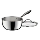 Cuisinart Radiant Pro 2QT Stainless Sauce Pan With Lid New. Price: $26.99.