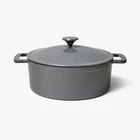 5.5QT Enamel Dutch Oven Stock Pot Gray Eclipse - Figmint New. Price: $38.24.