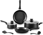 8PCS Black Ceramic Pots And Pans Set, Cooking Cookware, New. Price: $83.04.
