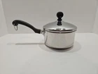 Vintage Farberware 18-10 Stainless Steel Disc Bottom Qt Pot & Lid Used. Price: $19.99.