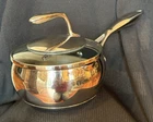Tupperware Chef Series Non Stick Qt 1.0LSAUCE Pan Stainless Steel Glass Lid Used. Price: $44.00.