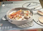 Tramontina 5-QUART All-in-one Plus Ceramic Non-stick Pan 7-PIECE Set Gray New. Price: $75.00.