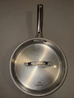 Calphalon 5003 Stainless Steel Quart Deep Skillet Saut Frying Pan With Lid Used. Price: $39.99.