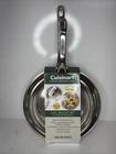 Cuisinart 2PC Stainless Steel Fry Pan Set 500F 3.2QT Silver 10" & New. Price: $54.99.