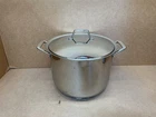 Tramontina 16 Quart Stainless Steel Covered Stock Pot New. Price: $79.16.