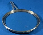 Calphalon Premier Space Saving Flat Glass Stainless Lid For 10" Fry Pan Skillet Used. Price: $20.69.