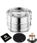 Aozita M2TS Stackable Steamer Insert Pans With Sling For Instant Pot Accessories New. Price: $29.95.