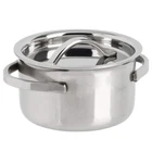 American Metalcraft MPL4 Stainless Steel Mini Pot With Lid, New. Price: $28.99.
