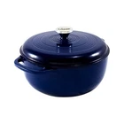 Lodge Cast Iron EC6D32 Color Dutch Oven - Indigo New. Price: $79.99.