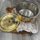 Tal Brass Stock Pot With Lid Naturally Nonstick And Toxin Free Pasta 3 Qt Used. Price: $99.00.
