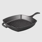 Cast Iron Pan Lodge Pre Seasoned Steak Bacon Grilling Square Skillet 10.5" New. Price: $20.19.