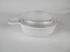 Corning Ware Pyrex Grab It Bowl P-240-B Glass Lid P-240-C Set Large Handle Used. Price: $29.95.