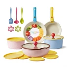 Carote A13722 20 Pcs Ceramic Nonstick Cookware Set, Pots And Pans With New. Price: $65.00.