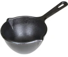 Round Melting Pot Cast Iron Pre Seasoned 4.5" X 2.5" Deep Lodge Logic LMP3 F4743 New. Price: $39.21.