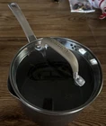 Circulon Premier Professional Non Stick 2 Qt Sauce Pan Pot With Strainer Lid Used. Price: $16.99.