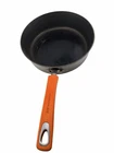 Rachael Ray 10 Fry Pan Skillet Orange Handle Hard Anodized Nonstick Used. Price: $23.74.