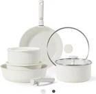 Pots And Pans Non Stick, Cookware Sets, Kitchen Set, Oven/fridge Safe, Space New. Price: $77.99.