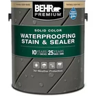 Behr Premium 1 Gal. Deep Base White Solid Color Waterproofing Stain And Sealer New. Price: $60.94.