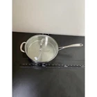 Calphalon 5003 Stainless Steel Qt Saute Pan With Glass Lid Silver 10 Inch Used. Price: $40.50.