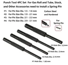 Steel 4 Pc Hollow End Roll Pin Tool Starter Punch Set For Spring Install New. Price: $12.98.