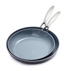 Greenpan Valencia Pro Nonstick Fry Set 10" & 12", Pfas-free, Gray New. Price: $249.07.