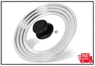 Universal Lid For Pots And Pans Skillets, Stainless Steel Cover Fits 6-7-8 New. Price: $13.82.
