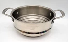 Cuisinart Stainless Steel Pasta Insert Strainer / Steamer With Handles 6116-20S Used. Price: $14.99.