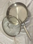 Calphalon RLT1392 12 Stainless Steel Skillet Frying Pan & Lid Long Handle - Used. Price: $34.95.