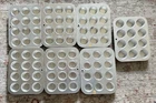 New Vintage 7 Mirro Aluminum Muffin Cupcake Baking Pan Tin 12 Slot Usa Set. Price: $39.99.