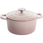 Blush Pink 5 Quart Cast Iron Dutch Oven Enameled Crock Pot For Cooking And Ba... New. Price: $74.09.