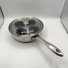 Belgique Tools Of The Trade Gourmet With Glass Lid Egg Poacher Frying Pan Used. Price: $33.80.