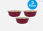 Goodcook Everyday Nonstick Fluted Cake Pan Red 10.5 Cup 3 Pack Bundle New. Price: $38.99.
