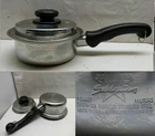 Saladmaster Saucepan 1QT TP304-316 Surgical Milk Gravy Butter Pot & Lid Used. Price: $199.99.
