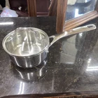 Cuisinart Qt Stainless Steel Saucepan Glass Lid Induction Ready #7719-14PP Used. Price: $15.49.