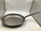 Mauviel M'steel Black Carbon Natural Nonstick Frying Pan W/ Iron Handle, 12.6-IN New. Price: $86.76.