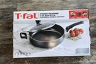 T-fal Covered Jumbo Cooker Skillet, 5 Qt Pro Glide Non Stick, Thermo Spot, New. Price: $39.99.