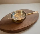 Vigor 473SSFRY 11" Stainless Steel Nonstick Pan #473SS 2 Handles With Lid Used. Price: $40.00.