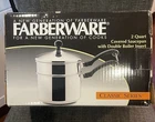 Farberware Classic Series 2-QUART Covered Saucepan With Double Boiler Insert New. Price: $45.99.