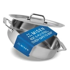 Rondeau 6 Quart 5 Ply Stainless Steel Cookware Oven Safe 800F Misen Wide New. Price: $259.99.