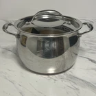 Kirkland Professional Copper Core 8.5 Qt Stock Pot Stainless W/lid Ply Clean! Used. Price: $89.99.