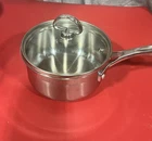 Chantal SLIN35-140 Induction 21 Steel Saucepan, Quart, Stainless Used. Price: $59.99.