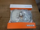 Creuset Signature Glass Lid With Stainless Steel Knob 9.5" For Staniless Cast New. Price: $19.99.