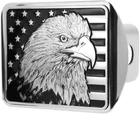 Everhitch Usa Flag Stainless Steel Trailer Cover Black & Chrome New. Price: $24.99.