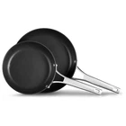 Calphalon Nonstick Frying Pan Cooking Set W/stay Cool Handle, 2 Pack (open Box) New. Price: $84.47.