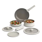 Bella Piece Cookware Set Ceramic Nonstick ODJ-BLS801 Oatmilk New. Price: $53.58.